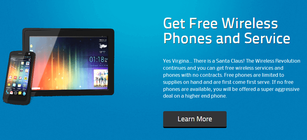 Free Wireless Phone and Plan for Individuals