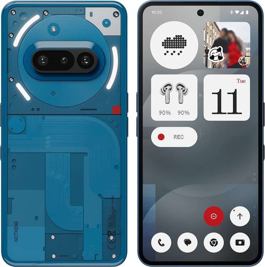 Nothing Phone 3a blue