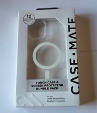NEW Clear Case-Mate Tough Case & Screen Protector Bundle Apple iPhone 16 PLUS