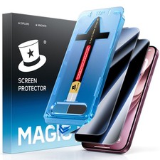 MAGIC JOHN 2 Pack for iPhone 17 17 Pro Max Plus tempered Glass Screen Protector
