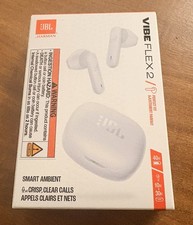 JBL Vibe Flex 2 True Wireless Earbuds Pure Bass Sound - White Sealed New