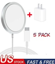 1/2/5 PACK Magnetic Wireless Charger Pad Magsafe iPhone 17 16 15 14 13 Pro Max