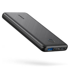 Portable Charger Anker PowerCore Slim 10000 10000mAh Power Bank-Black
