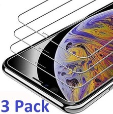 3-Pack For iPhone 13 14 15 16 17 Pro Plus Max XR Tempered GLASS Screen Protector