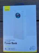 Baseus 65W 30000mAh Power Bank USB-C PD Fast Charger Amblight Display NEW
