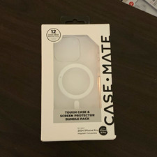 Case-Mate Clear Tough Case + Screen Protector Bundle for iPhone 16 Pro MagSafe