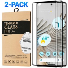 2-Pack For Google Pixel 10 9 8 7 Pro XL 9a 8a Tempered Glass Screen Protector