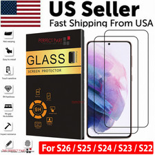 For Samsung Galaxy S26 S25 S24 S23 PLUS ULTRA Tempered Glass Screen Protector A+