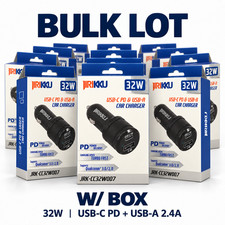 Dual USB PD Type-C Car Charger 30W Fast Adapter For iPhone 14 13 11 Pro Max lot