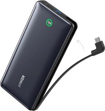 Anker Nano Power Bank 20K-30W Fast Charging, Built-in USB-C Cable, Ultra-Compact