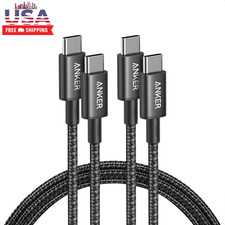 Anker USB C to USB C Cable, 2-Pack 6 FT (1.8 M) Type C 100W Charger Cord, Fast C