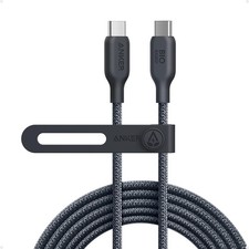 Anker 543 USB-C to USB-C Cable - 10ft, 240W, Bio-Braided Type C Fast Charge Cord