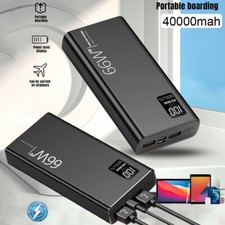 66W 40000mAh Portable Power Bank USB External Battery Fast Charge For Cell Phone