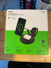 Belkin BoostCharge Pro Magnetic Wireless Charging Stand Qi2 MagSafe 15W Black