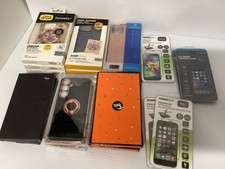 Phone Cases and Tempered Glass 18 Pc Bundle New