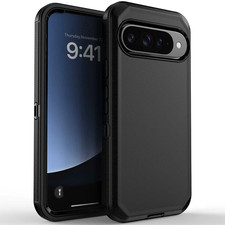New Heavy Duty Case For Google Pixel 9 / 9 Pro - Black