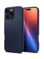 Spigen Liquid Air iPhone 16 Pro Case Navy Blue (Model ACS08118)