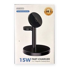 3 in 1 Magnetic Wireless Charging Stand for Samsung Phone Buds Watch 15W D316
