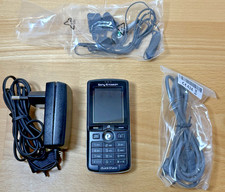 Sony Ericsson K750i Vintage Phone Bundle Box Charger Headset Cable Black