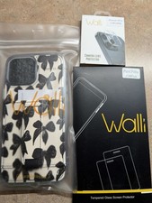 Walli iPhone 13 Pro Max Case Screen Protector Bundle NEW BOWS BOWS BOES SO CUTE