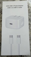 2026 APPLE 40W USB-C PD 3.0 PPD Fast Charge Power Adapter + USB-C to USB-C Cable