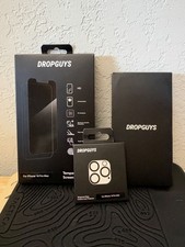 DropGuys iPhone 18 ProMax Protection Bundle - Black Carbon Case/Screen & Cam New
