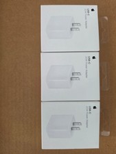Lot of 3 Genuine Apple 20W USB-C Power Adapter A2305 MHJA3AM/A