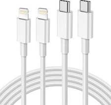 Apple Fast Charger Lightning Cable to USB-C with 20W Adapter White