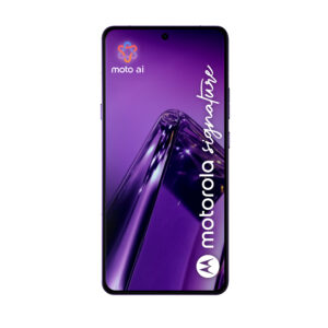 Motorola signature + Moto Bass Buds Plus 2 17.2 cm (6.78″) Dual SIM Android 16.0 5G USB Type-C 16 GB 512 GB 5200 mAh Violet