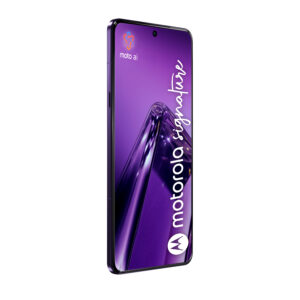 Motorola signature + Moto Bass Buds Plus 2 17.2 cm (6.78″) Dual SIM Android 16.0 5G USB Type-C 16 GB 512 GB 5200 mAh Violet